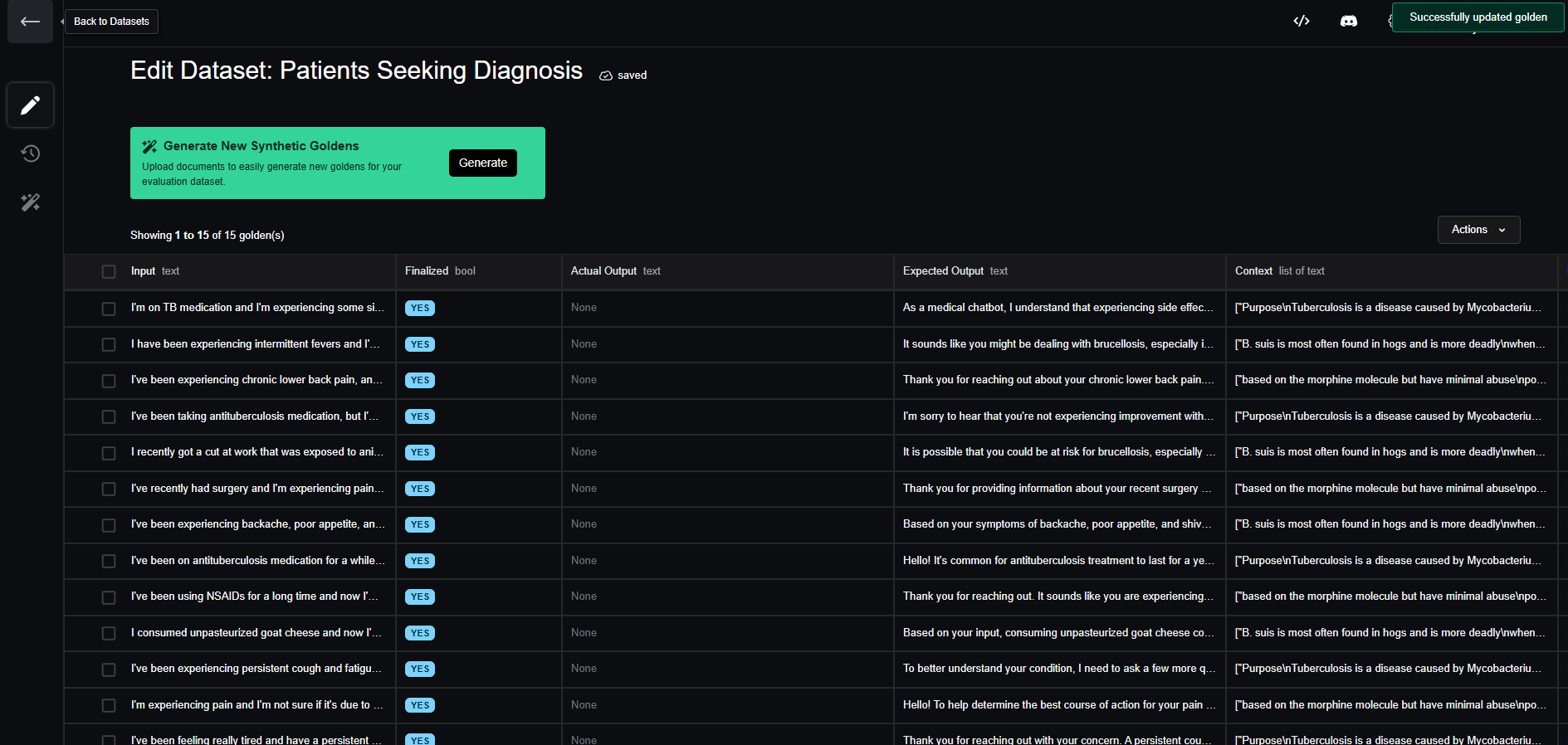 Datasets 1